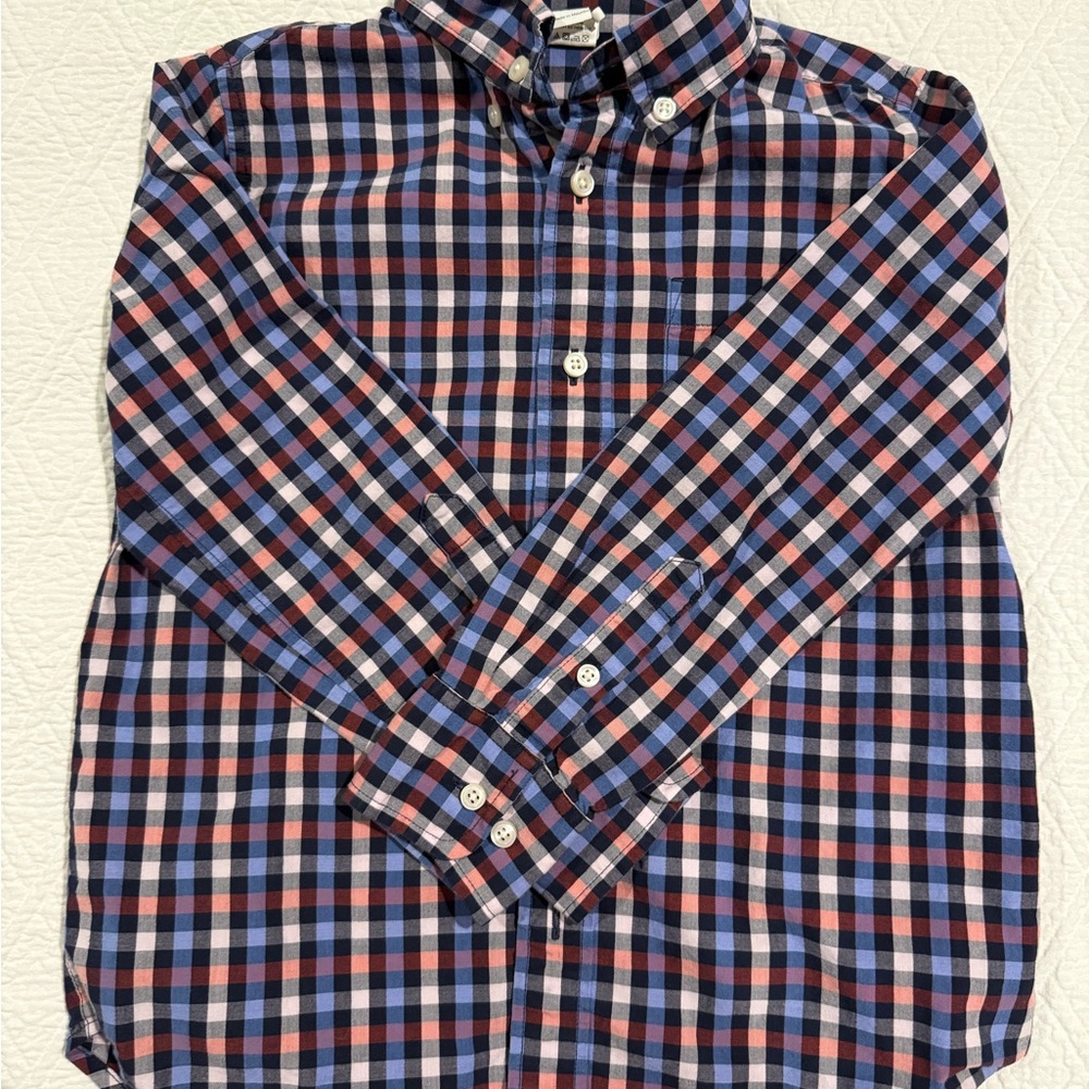 Crewcuts Boy’s Plaid Dress Shirt